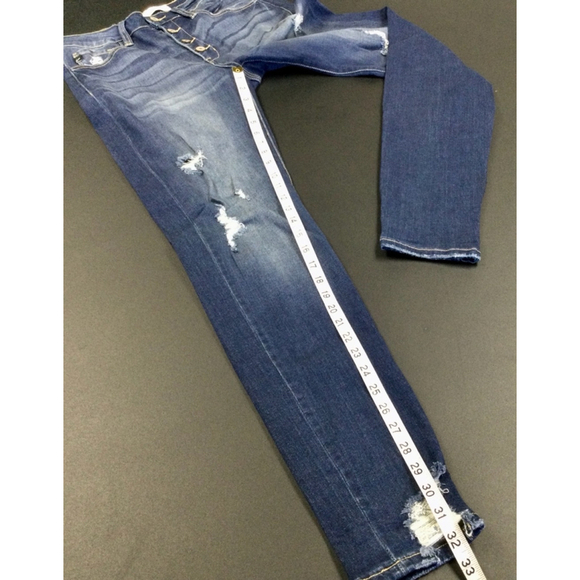 Women's KanCan Jeans, Size 27, Dark Blue - Picture 7 of 10